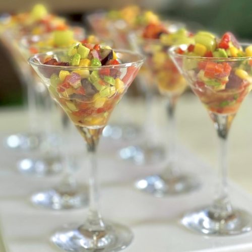 Ceviche tropical de uva